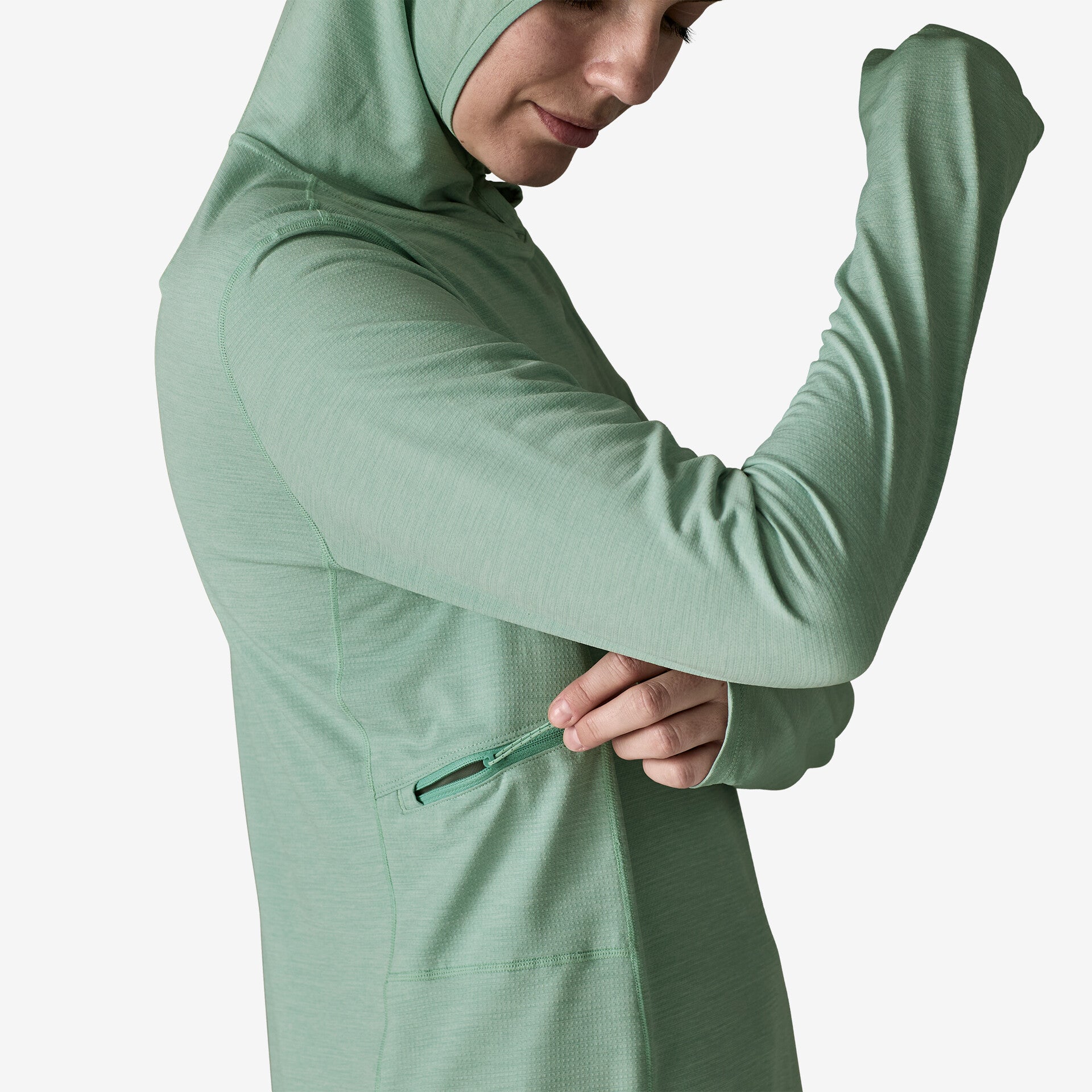 Women’s Capilene® Cool Sun Hoody - Thermal Blue -Thin Ice